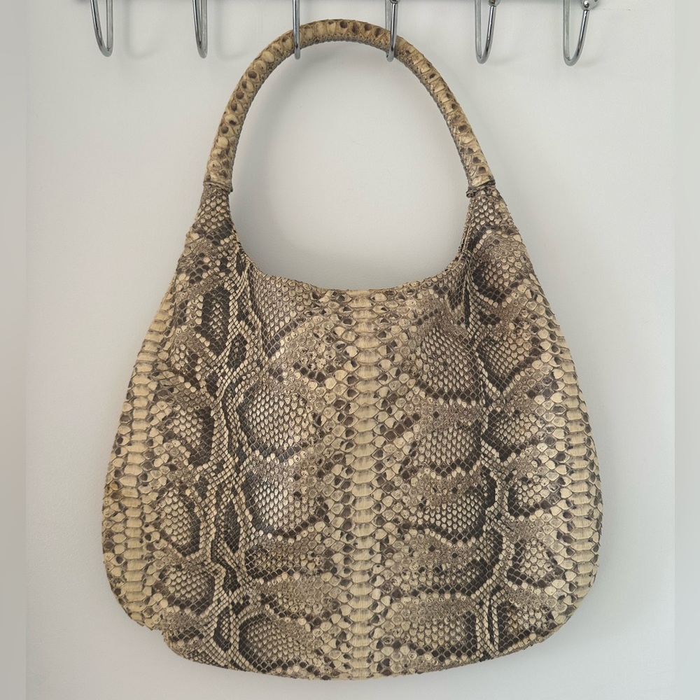 Crocodile leather purse